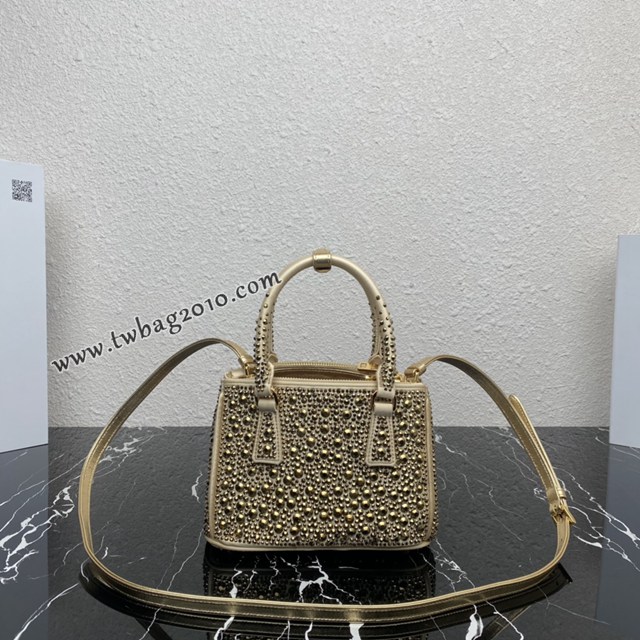 Prada專櫃2023春夏新款滿天星迷你殺手包 1BA906 普拉達Galleria手袋手提女包 csp1615